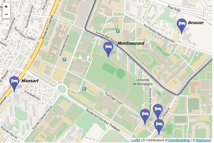 residences crous campus names