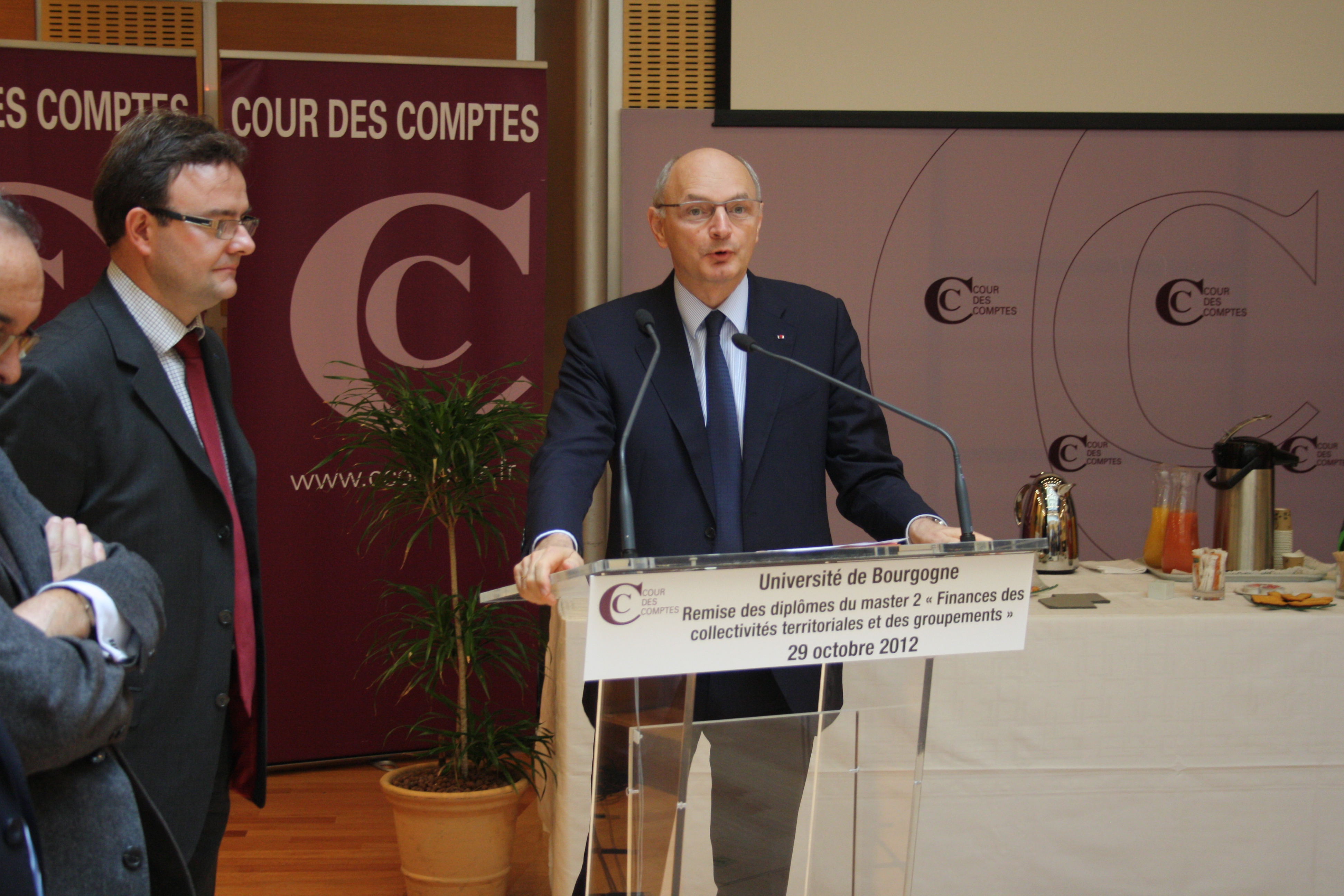 Remise des diplômes 2011-2012 - Didier Migaud et Patrice Raymond