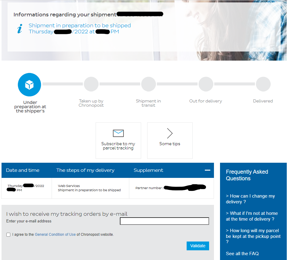 Chronopost - erreurs de localisation