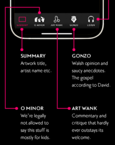 The O - MONA - explanation of app interface